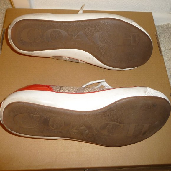 Genuine Coach Zorra Women's Size 6.5 Signature Fabric Lace Up Sneakers - Picture 10 of 12